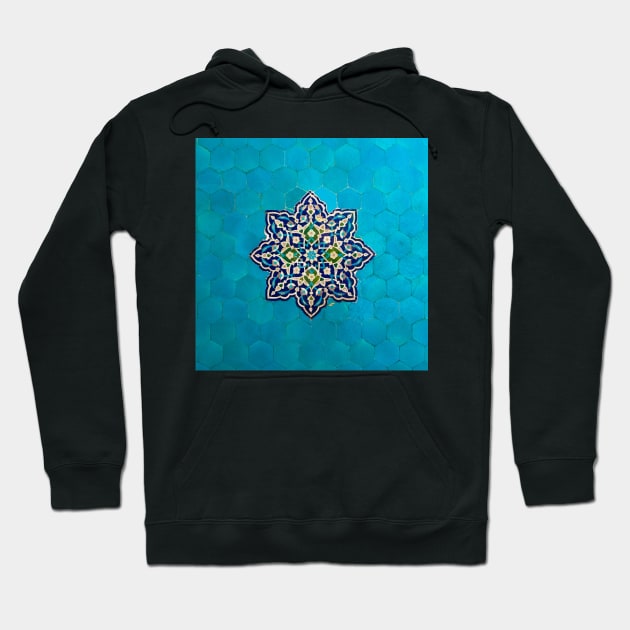 Persian Ceramic Design 52 Hoodie by SilkMinds